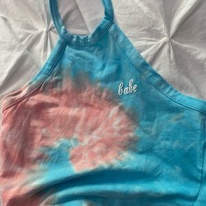 Pacsun LA hearts halter neck crop top